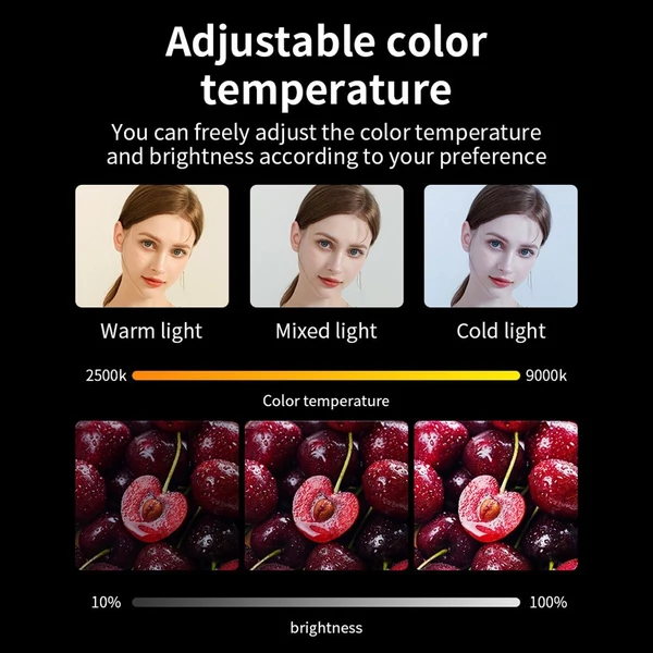 M17 Pocket LED videolámpa, fényképészeti kitöltő lámpa