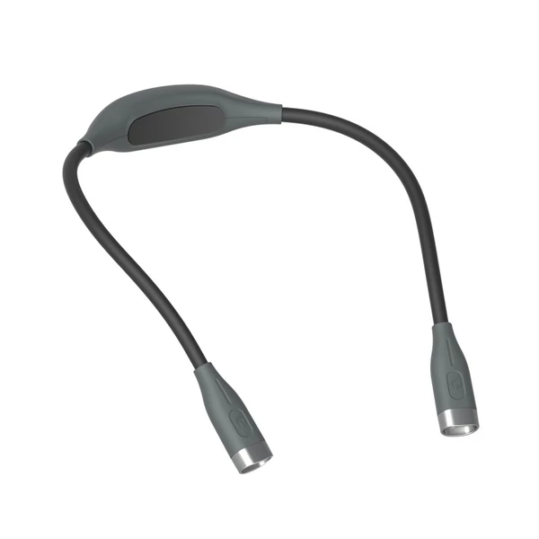 Állítható LED nyaki lámpa - Szürke