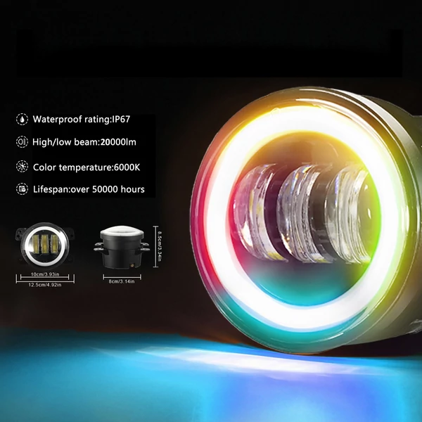 4 hüvelykes 200 W-os LED ködlámpák, autó LED ködlámpák