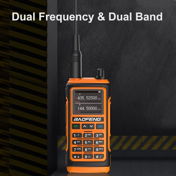 Baofeng UV-17 kétfrekvenciás és kétsávos, többfunkciós walkie-talkie - Narancs