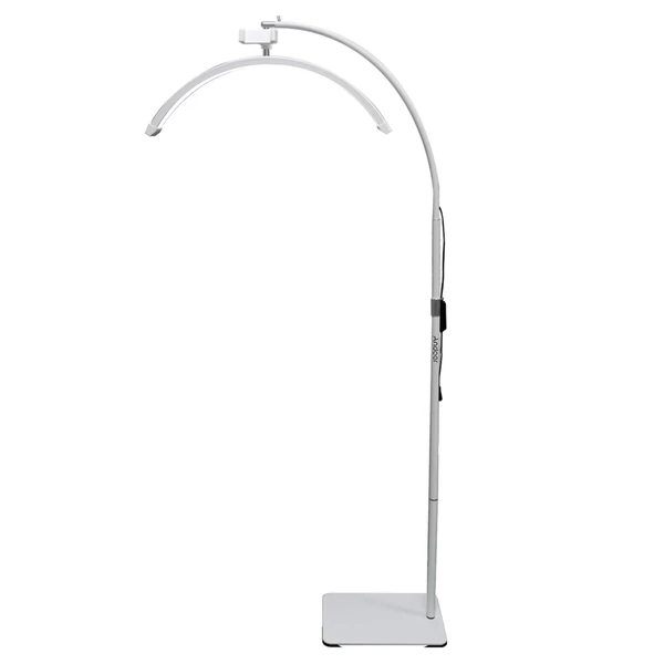 Andoer HD-M60X 30 W padló LED videolámpa, félhold alakú kitöltőlámpa - Fehér
