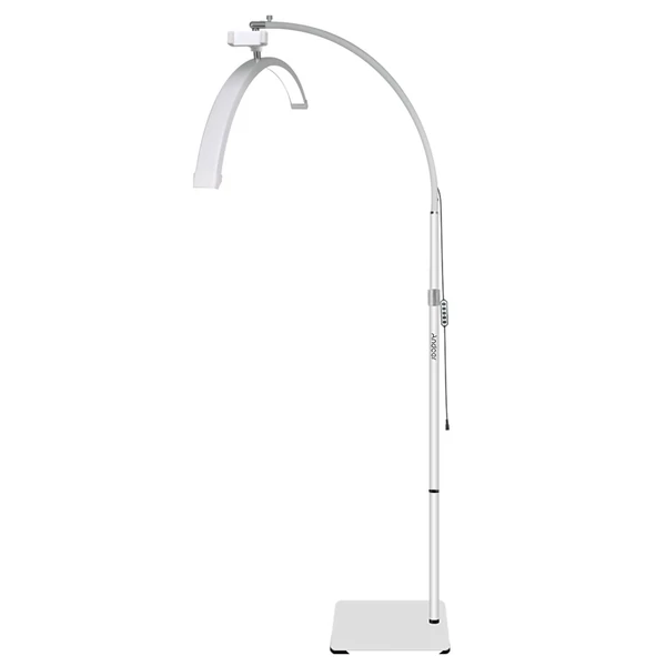 Andoer HD-M60X 30 W padló LED videolámpa, félhold alakú kitöltőlámpa - Fehér