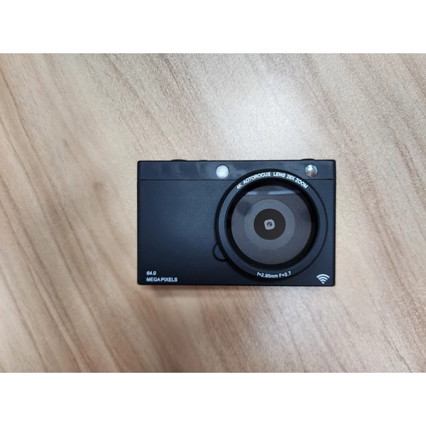 D7 hordozható 4K CCD digitális fényképezőgép, WiFi digitális videokamera - Fekete