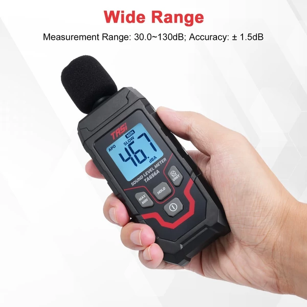 TASI TA656A 30~130dB hangszintmérő, decibelmérő