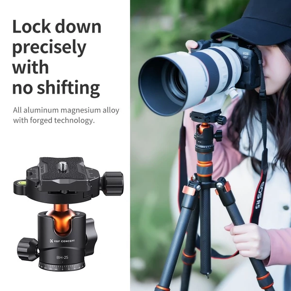 K&F CONCEPT BH-28L gömbfejű állványra szerelhető adapter