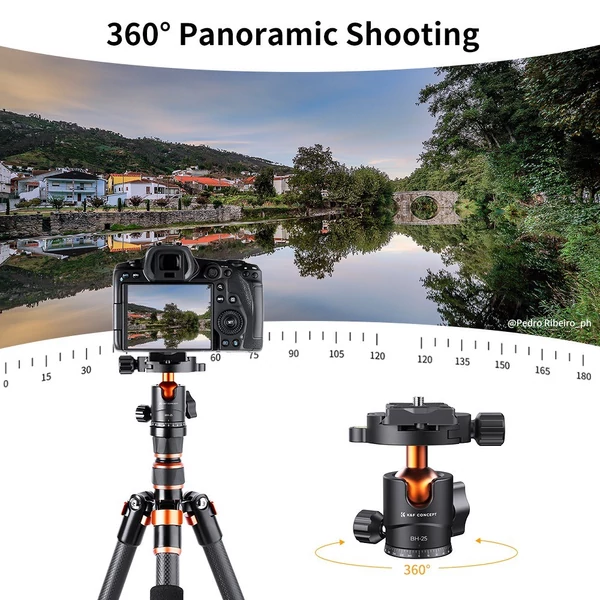 K&F CONCEPT BH-28L gömbfejű állványra szerelhető adapter