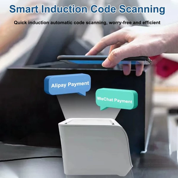 QR asztali vonalkódolvasó, mobil fizetési kódolvasó doboz