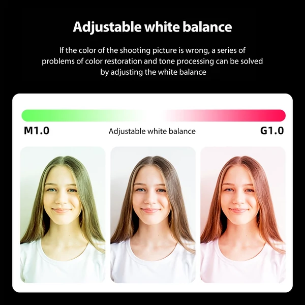 Manbily hordozható RGB videolámpa, fényképezési LED videolámpa