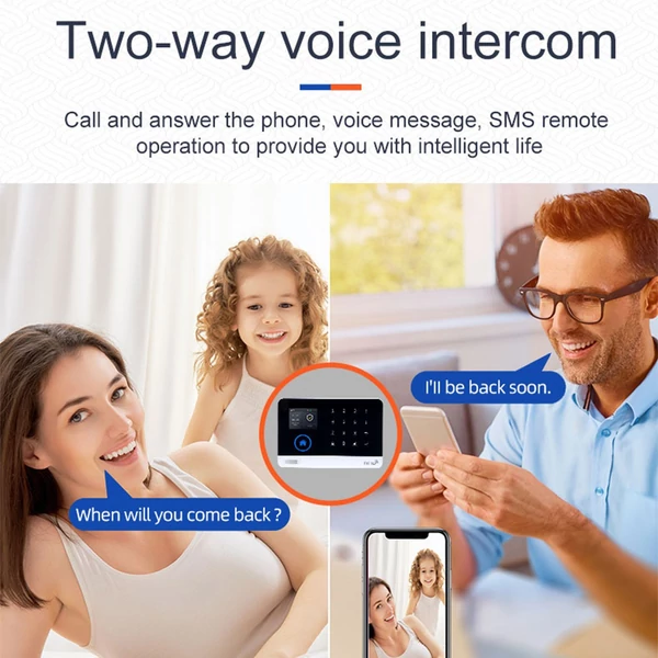 4G WiFi vezeték nélküli otthoni riasztórendszer, barkács intelligens vezeték nélküli riasztórendszer