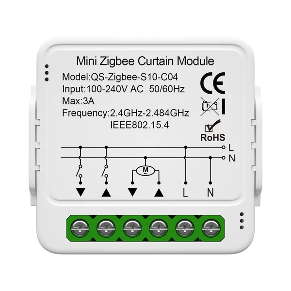 Tuya intelligens függönykapcsoló modul, intelligens otthoni készülék - Zigbee