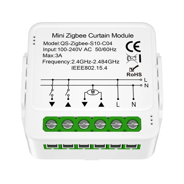 Tuya intelligens függönykapcsoló modul, intelligens otthoni készülék - Zigbee