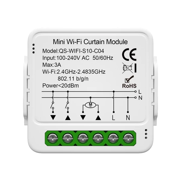 Tuya intelligens függönykapcsoló modul, intelligens otthoni készülék - WiFi
