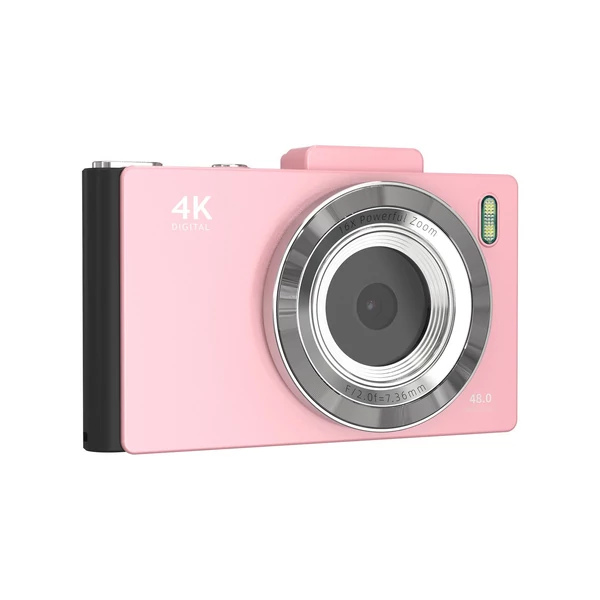 H18 4K digitális fényképezőgép, hordozható digitális videokamera, CCD kamera - Pink