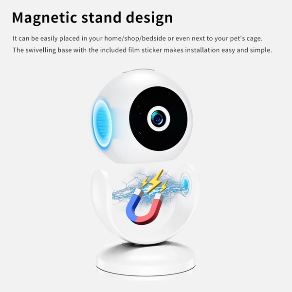A5 1080P intelligens WiFi kamera, mini vezeték nélküli biztonsági kamera