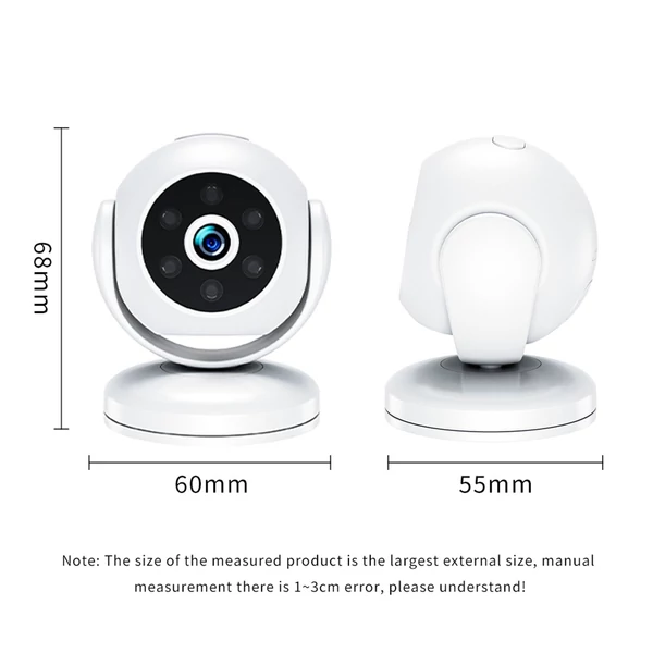 A5 1080P intelligens WiFi kamera, mini vezeték nélküli biztonsági kamera