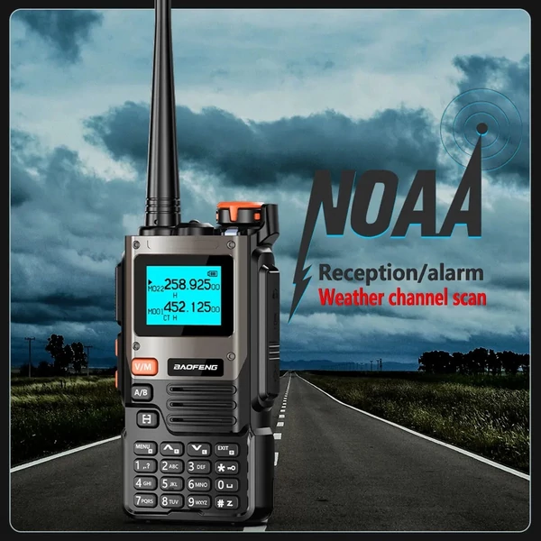 BAOFENG hordozható 5W-os walkie talkie, nagy hatótávolságú vezeték nélküli interfon