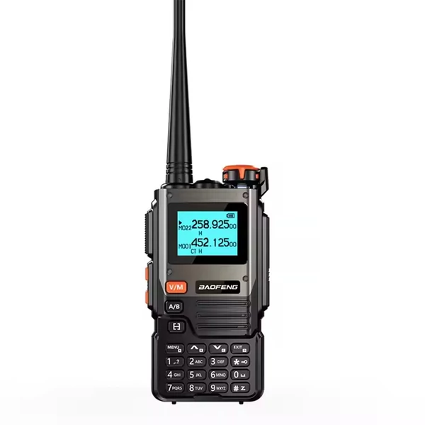 BAOFENG hordozható 5W-os walkie talkie, nagy hatótávolságú vezeték nélküli interfon