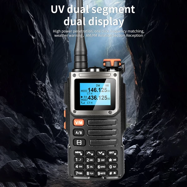 BAOFENG hordozható 5W-os kézi walkie-talkie interphone