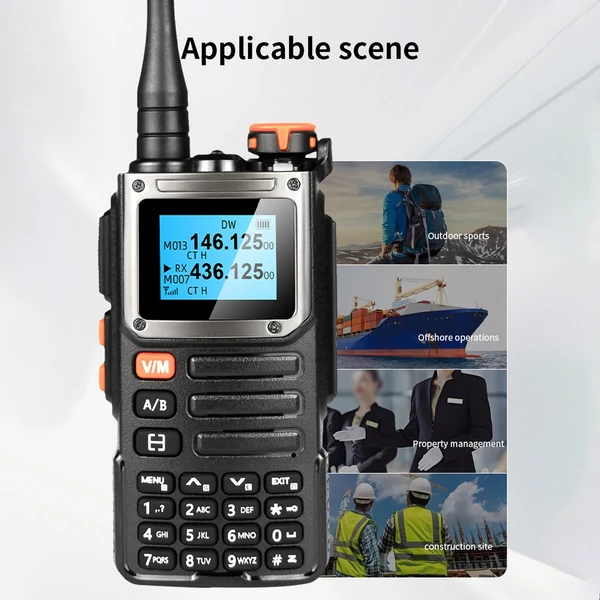 BAOFENG hordozható 5W-os kézi walkie-talkie interphone