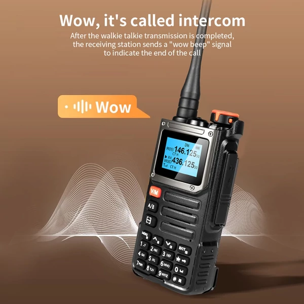 BAOFENG hordozható 5W-os kézi walkie-talkie interphone