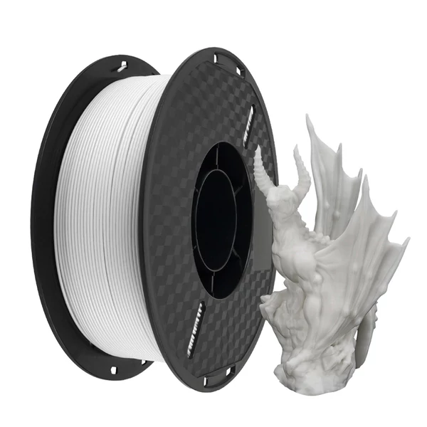 KINGROON 3D nyomtató HS-PLA izzószál, 1 kg 1,75 mm, standard 1 tekercs - Fehér