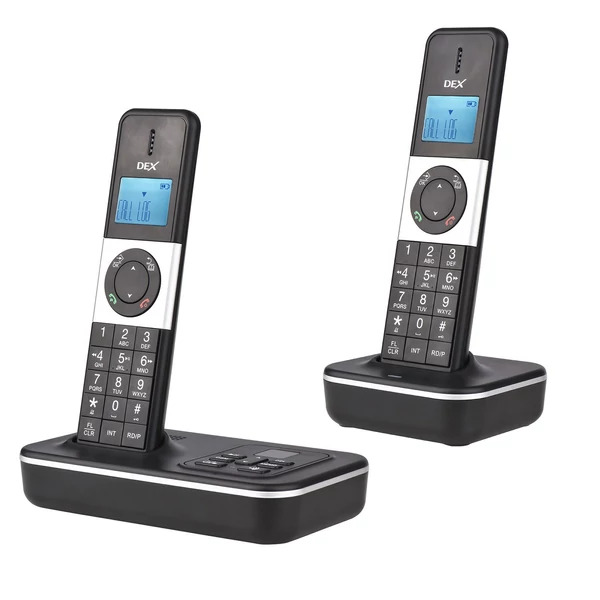 D1002 TAM-D 2 kézibeszélős vezeték nélküli telefon üzenetrögzítővel, hívóazonosító/hívásvárakoztatás