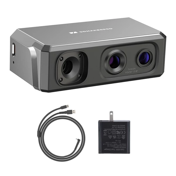 3DMakerpro Seal 3D szkenner 3D nyomtatóhoz 0,01 mm pontosságú 24 bites színes kamerával