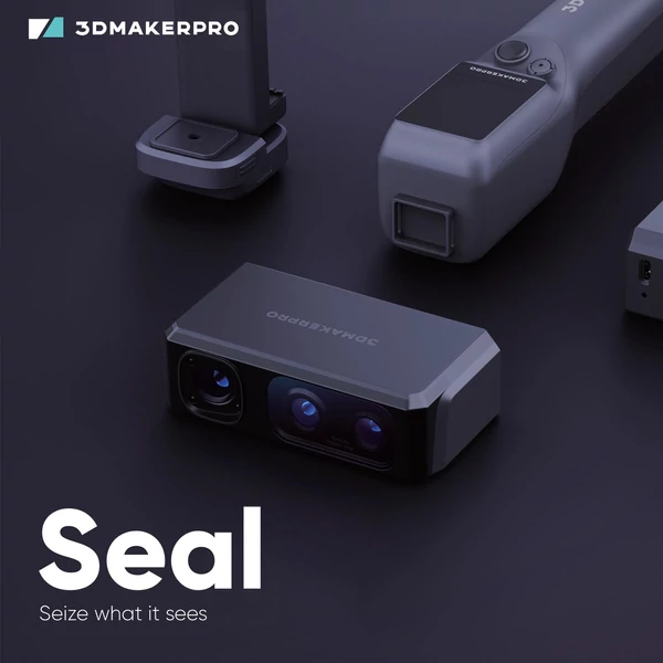 3DMakerpro Seal 3D szkenner 3D nyomtatóhoz 0,01 mm pontosságú 24 bites színes kamerával