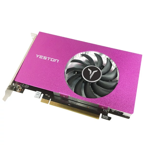 Yeston RX550-2G 4HD 4 képernyős grafikus kártya, támogatja az osztott képernyőt