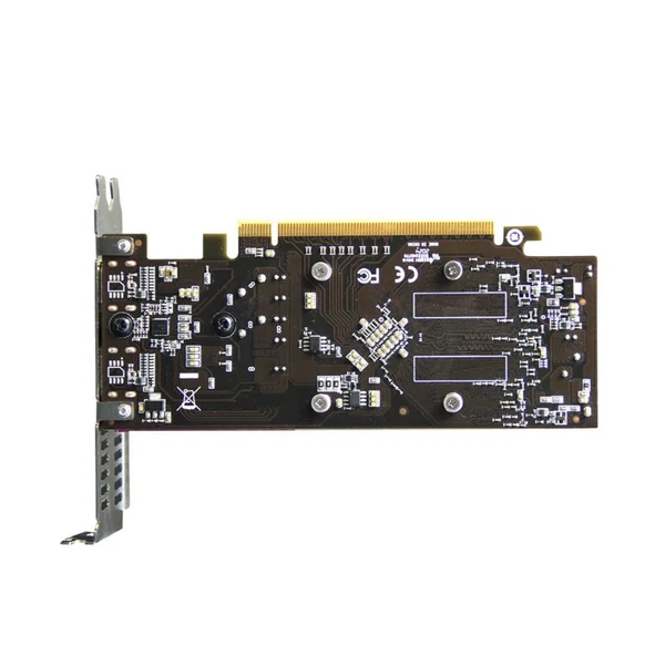 Yeston RX550-4G 4HD GA 4 képernyős grafikus kártya, 4 GB/128bit/GDDR5 memória
