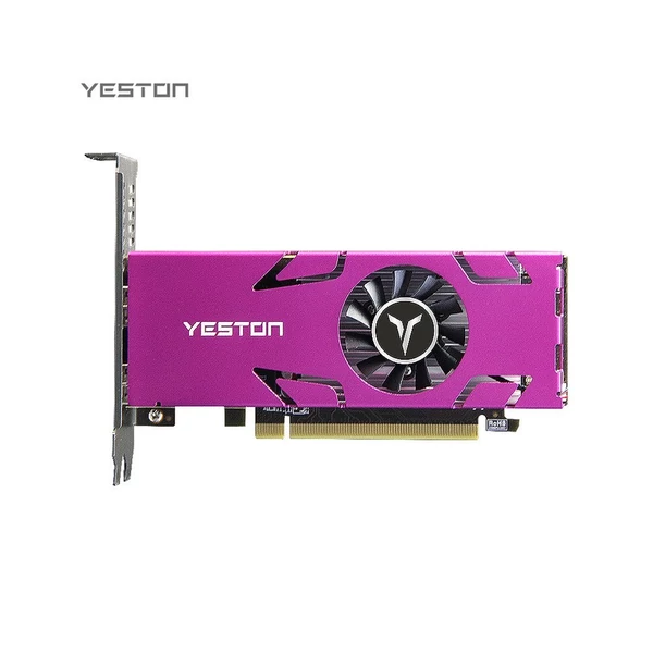 Yeston RX550-4G 4HD GA 4 képernyős grafikus kártya, 4 GB/128bit/GDDR5 memória