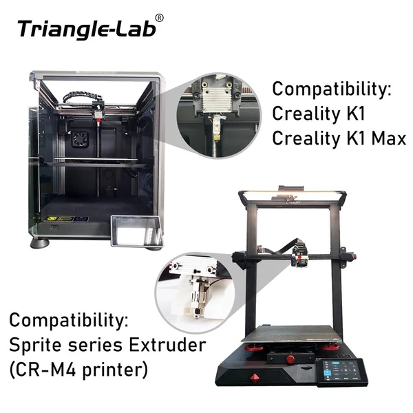 Trianglelab CHCB-OT Hotend, kompatibilis a Creality K1 /Creality K1 Max/ CR-M4 Sprite extruderrel