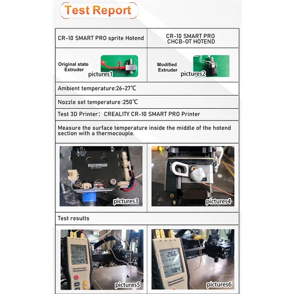 Trianglelab CHCB-OT Hotend, kompatibilis a Creality K1 /Creality K1 Max/ CR-M4 Sprite extruderrel