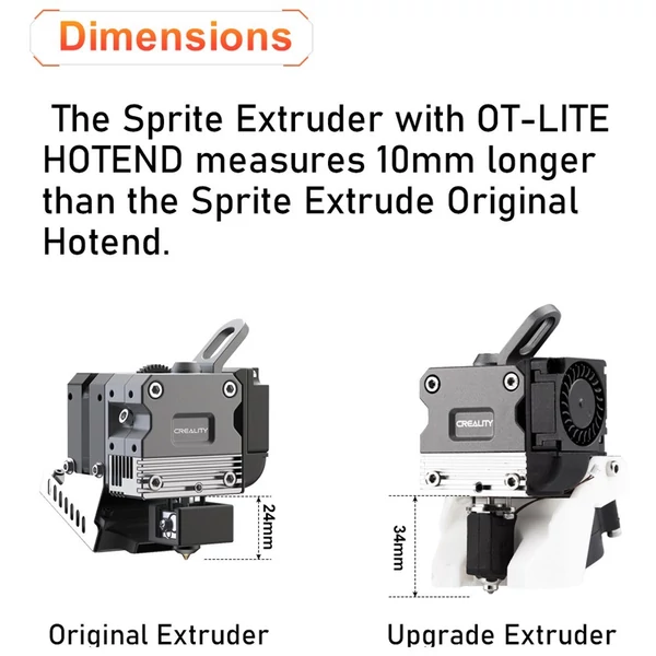 Trianglelab CHCB-OT Hotend, kompatibilis a Creality K1 /Creality K1 Max/ CR-M4 Sprite extruderrel