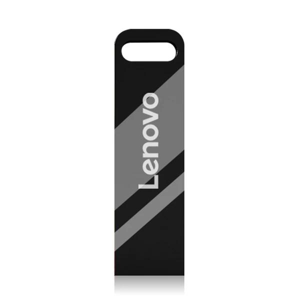 Lenovo SX110 USB 2.0 flash meghajtó, hordozható fém U-Disk - Fekete, 32G