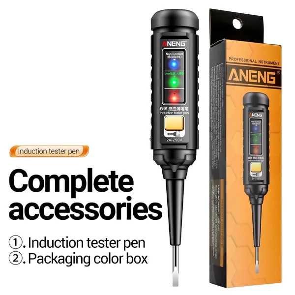 ANENG B15 indukciós teszter toll kiemelés / színes fény