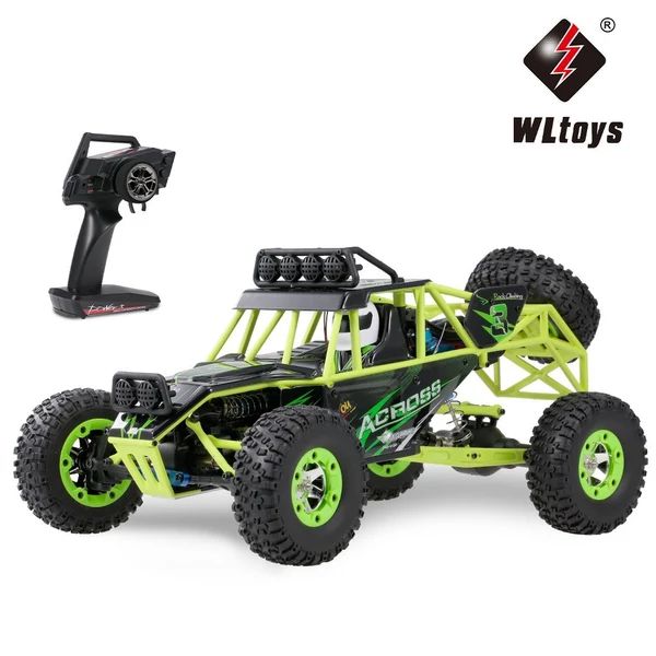 Wltoys 12427 1/12 2,4G 4WD 50km/h RC autó - Zöld