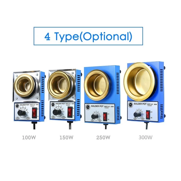 Mini ólommentes forrasztóedény, titán bevonatú, rozsdamentes acél forrasztóedény (220 V) - 100W 38mm 250g