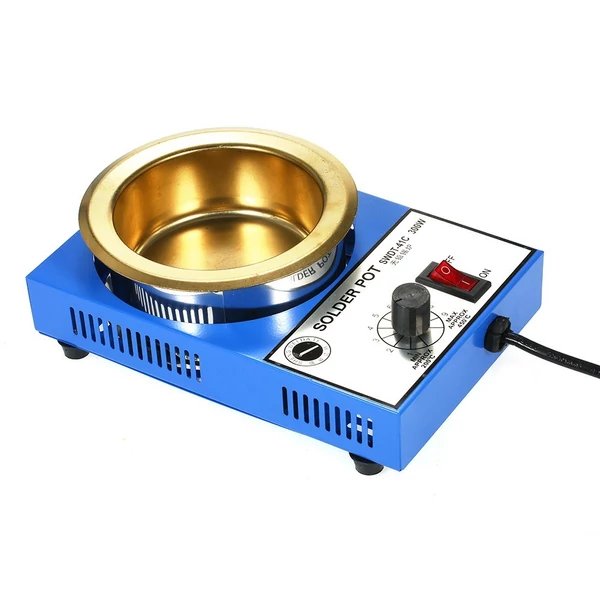 Mini ólommentes forrasztóedény, titán bevonatú, rozsdamentes acél forrasztóedény (220 V) - 300W 100mm 1200g