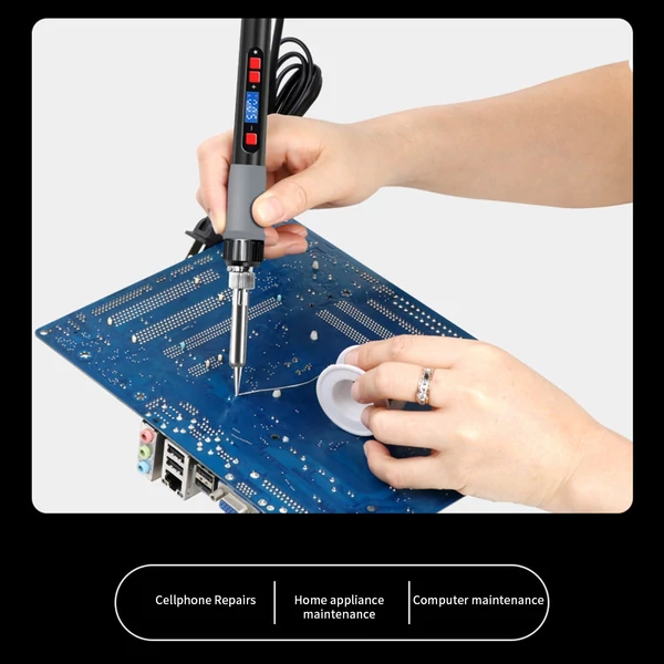 Digitális kijelzős forrasztópáka 80W 220V