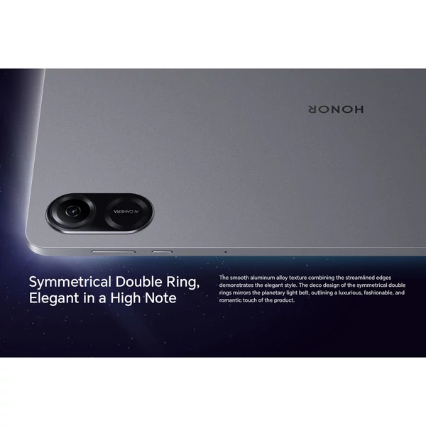 HONOR Pad X9 11,5 hüvelykes 2K teljes nézetű kijelzős WIFI táblagép 4 GB + 128 GB tárhellyel és 7250 mAh akkumulátorral - Szürke