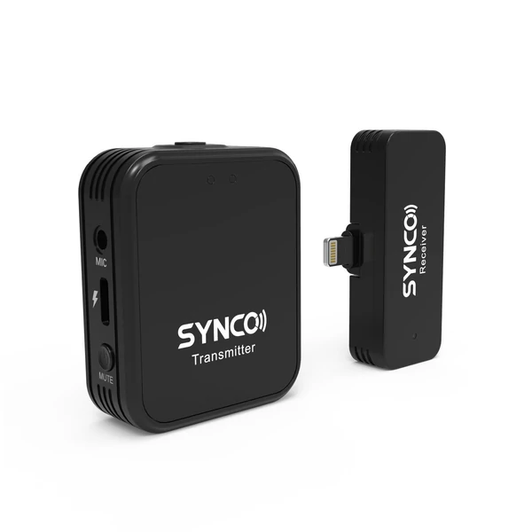 SYNCO G1L 2.4G vezeték nélküli mikrofonrendszer csíptetős adóval