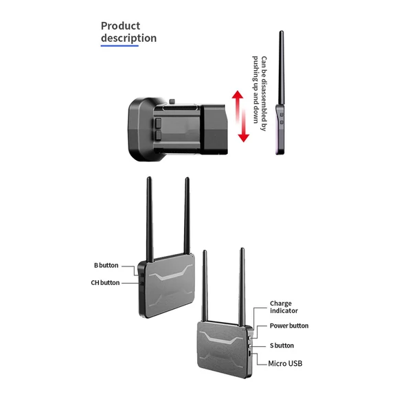 5,8 GHz-es FPV szemüveg, magával ragadó repülési szemüveg