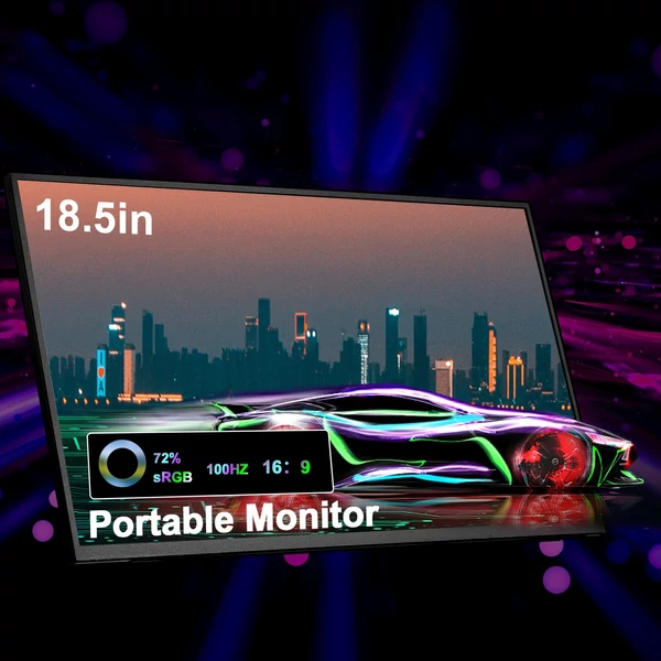 18,5 ''FHD 100 Hz-es számítógépmonitor, játékmonitor laptophoz / MacBookhoz