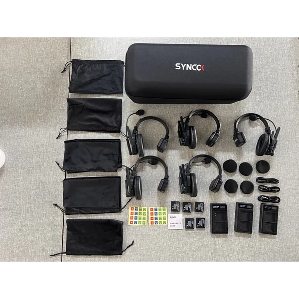 SYNCO Xtalk XPro1 vezeték nélküli fejhallgató rendszer - 5 fő