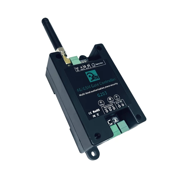 GSM 4G G203 kapuvezérlő, vezeték nélküli távoli GSM kapunyitó