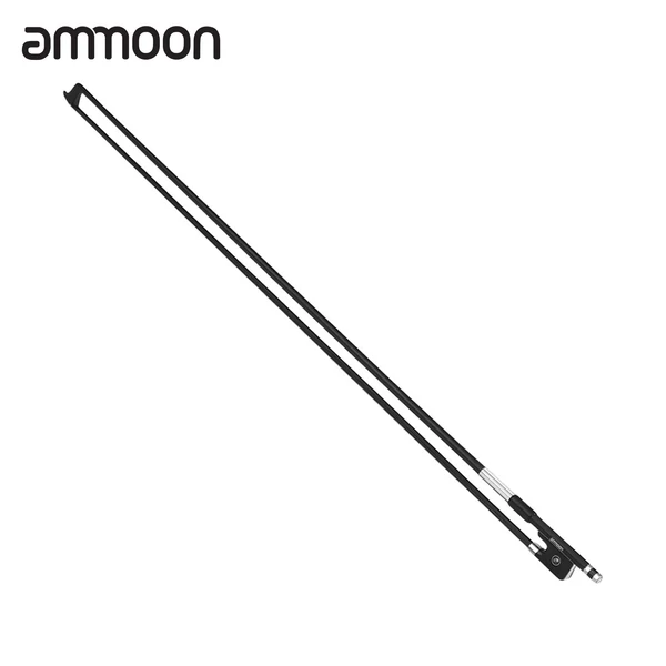 ammoon 4/4 hegedű íj szénszálas kerek pálcika, hegedűs íj