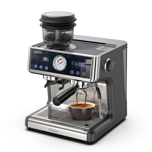 HiBREW H7A kávéfőző eszpresszógép, 20 bar nyomás, kettős kazánrendszer