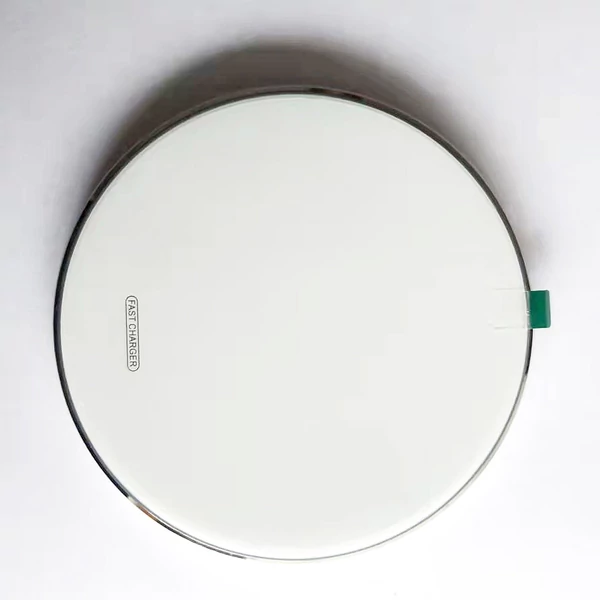 10 W-os vezeték nélküli töltő iOS/Android telefonokhoz, gyorstöltő pad, multivédelem - Fehér
