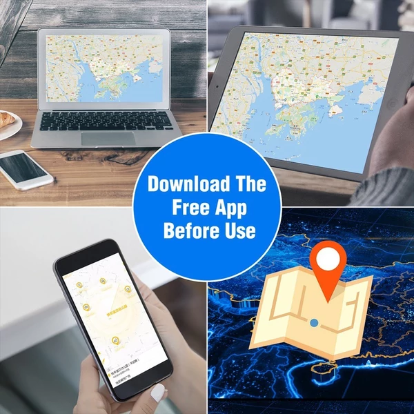 GPS nyomkövető gyerekeknek/időseknek, valós idejű helymeghatározás, riasztás, okos APP, 80m pontosság, autóhoz is - Wifi